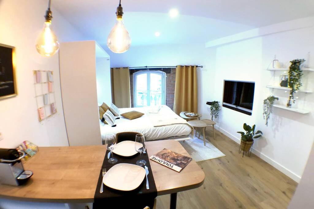Le Floral - Hypercentre Capitole # Parking Prive # Queen Size Tuluza Zewnętrze zdjęcie