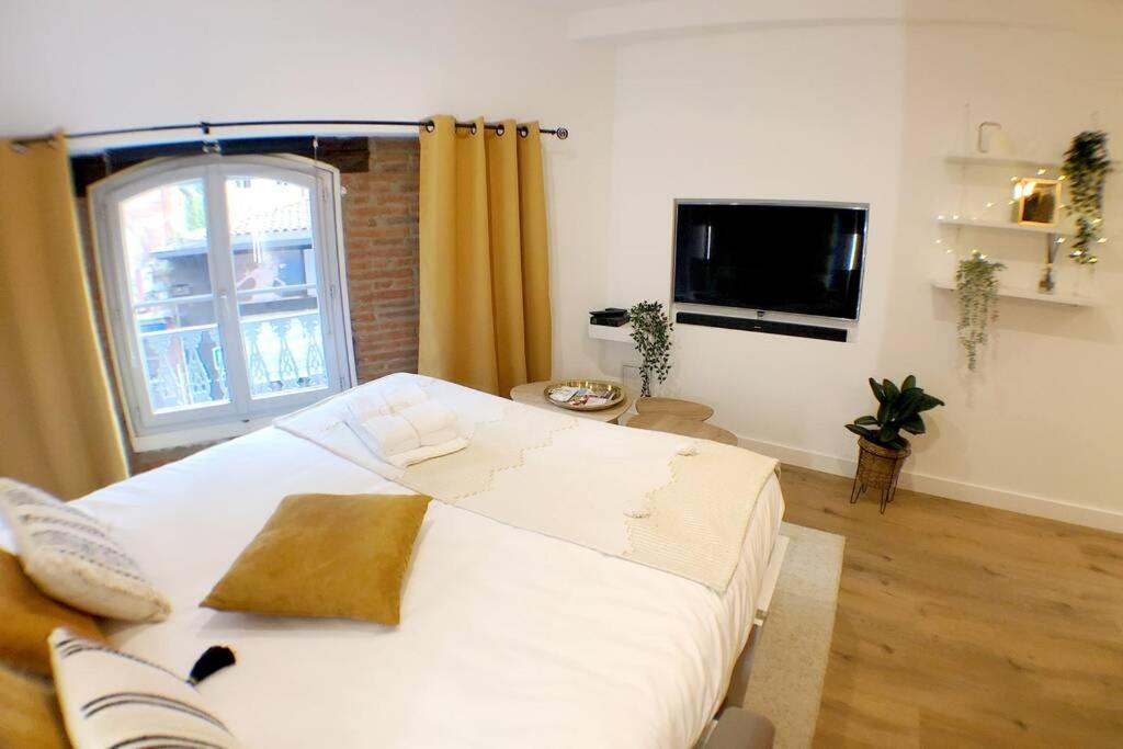 Le Floral - Hypercentre Capitole # Parking Prive # Queen Size Tuluza Zewnętrze zdjęcie